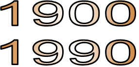 1900 1990   