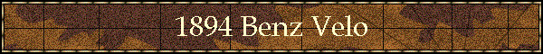 1894 Benz Velo
