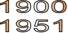 1900 1951  